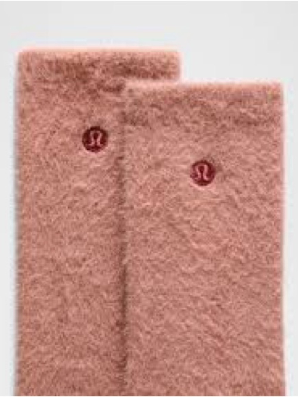 lululemon athletica Fuzzy Crew Socks in Dusty Mauve